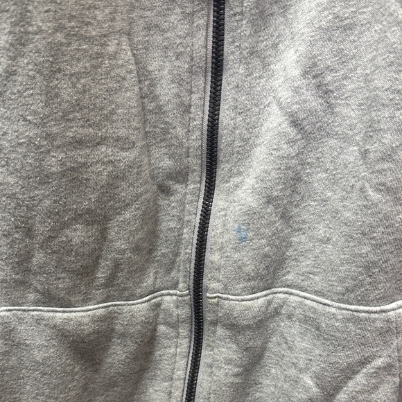 Nike Heather Gray Zip-Up Hoodie - Picture 5 of 6